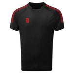 DU009W BLACK RED DOTS
