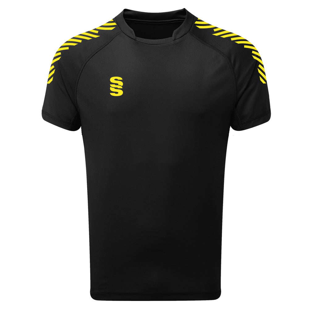 DU009W BLACK YELLOW DIAGONAL