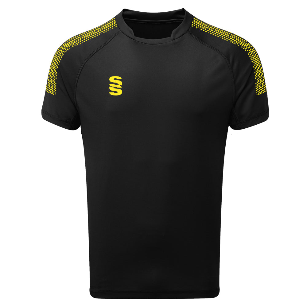 DU009W BLACK YELLOW DOTS