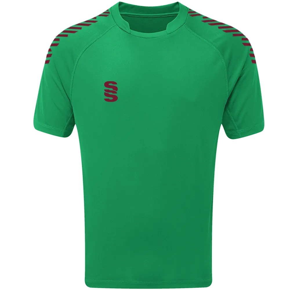 DU009 EMERALD MAROON DIAGONAL