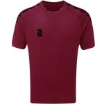 DU009 MAROON BLACK DIAGONAL