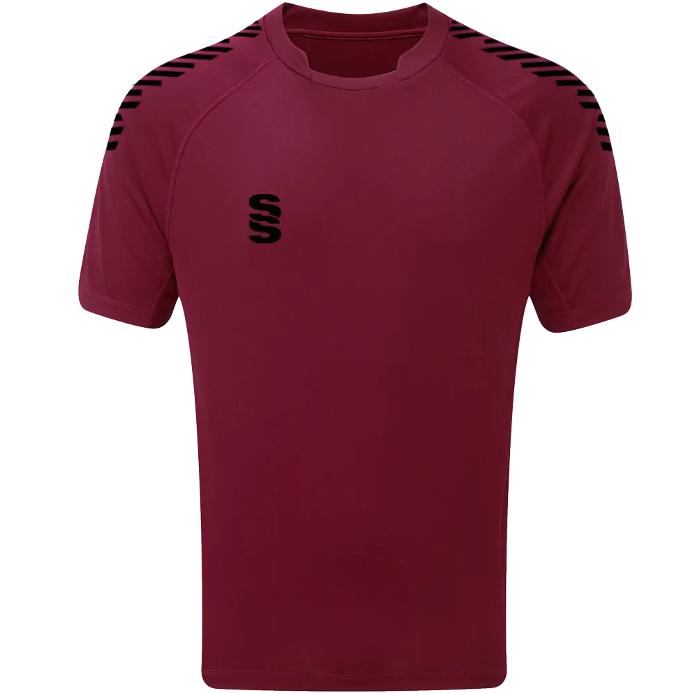 DU009 MAROON BLACK DIAGONAL