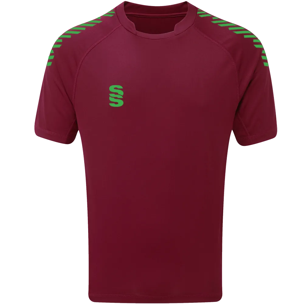 DU009 MAROON EMERALD DIAGONAL