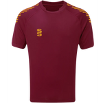 DU009 MAROON GOLD DIAGONAL
