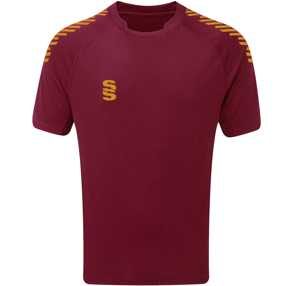 DU009 MAROON GOLD DIAGONAL