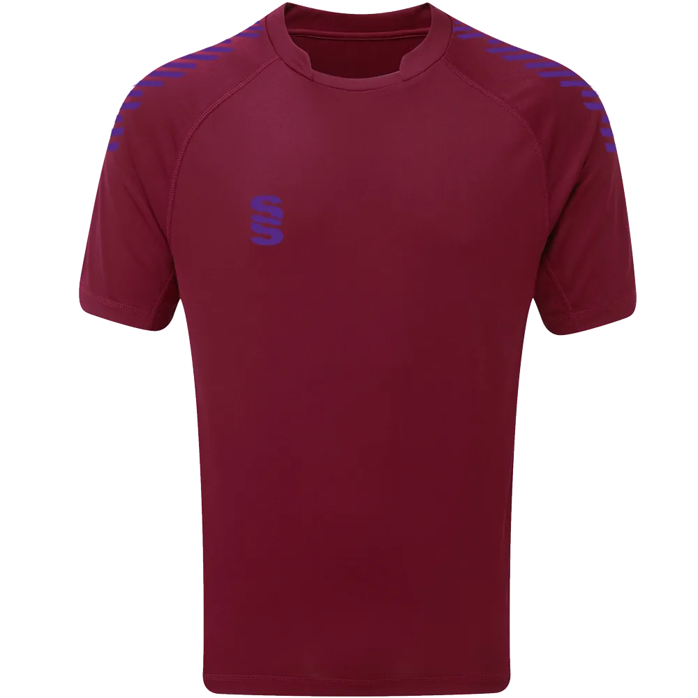 DU009 MAROON PURPLE DIAGONAL