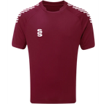 DU009 MAROON WHITE DIAGONAL