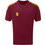 DU009 MAROON YELLOW DIAGONAL