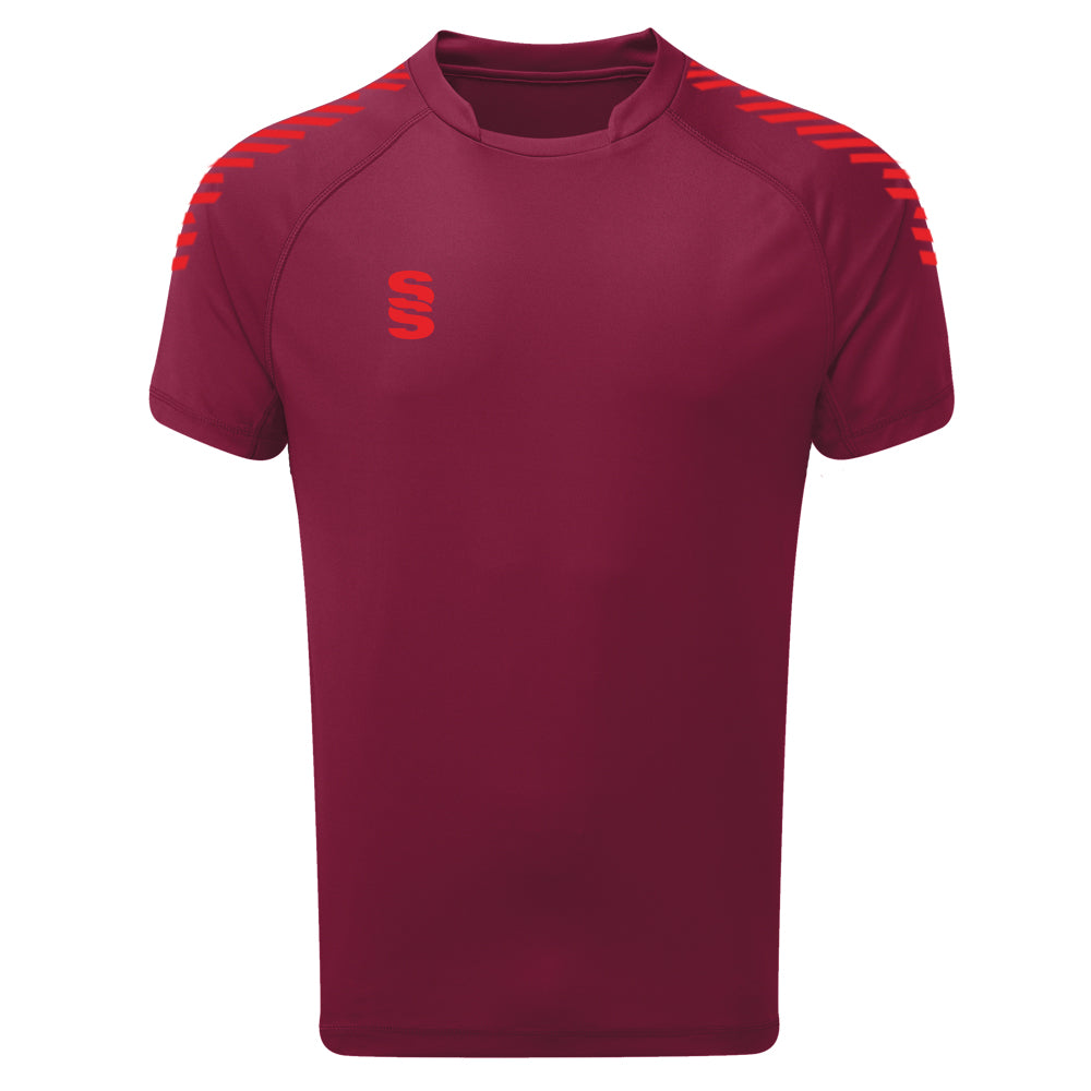 DU009W MAROON RED DIAGONAL