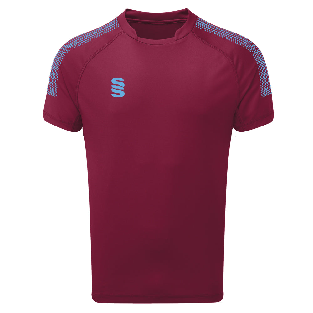 DU009W MAROON SKY DOTS