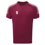 DU009W MAROON WHITE DOTS