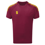 DU009W MAROON YELLOW DIAGONAL