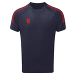 DU009W NAVY RED DOTS