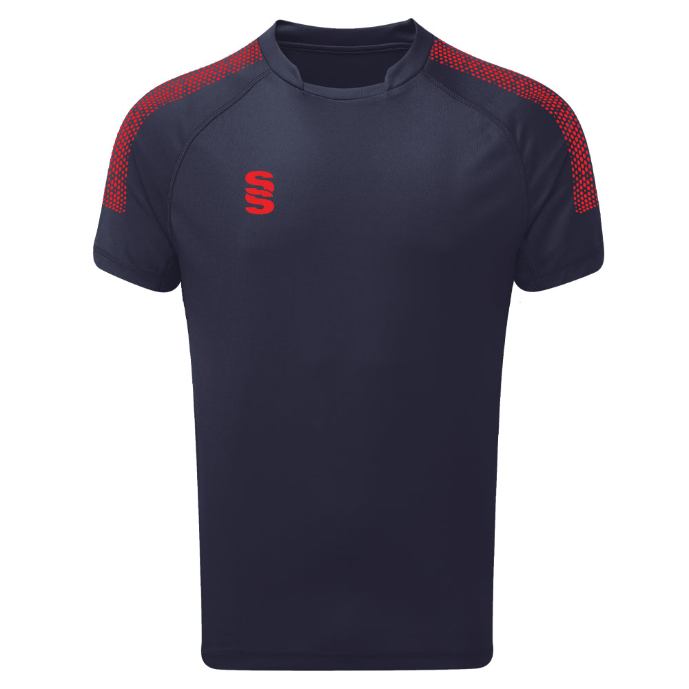 DU009W NAVY RED DOTS
