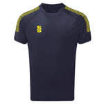 DU009W NAVY YELLOW DOTS