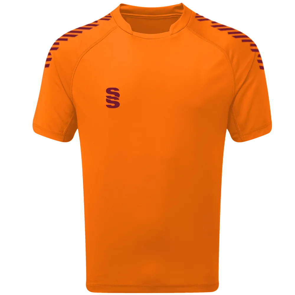 DU009 ORANGE MAROON DIAGONAL