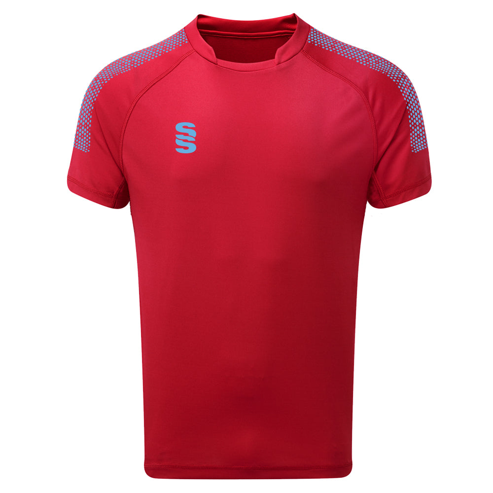 DU009W RED SKY DOTS