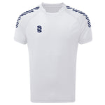 DU009W WHITE NAVY DIAGONAL