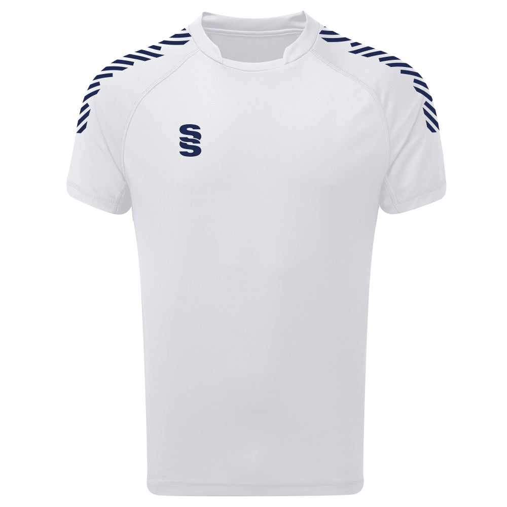 DU009W WHITE NAVY DIAGONAL