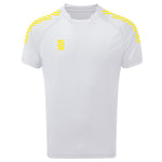 DU009W WHITE YELLOW DIAGONAL