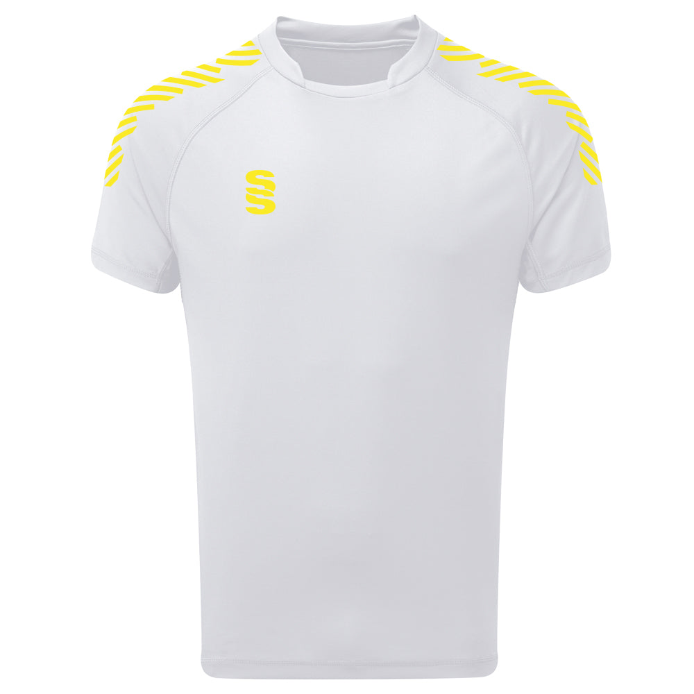 DU009W WHITE YELLOW DIAGONAL