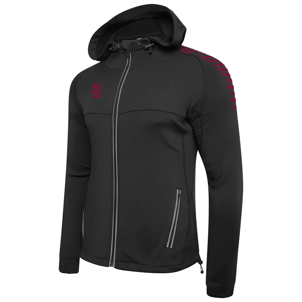 DU012 BLACK MAROON DIAGONAL