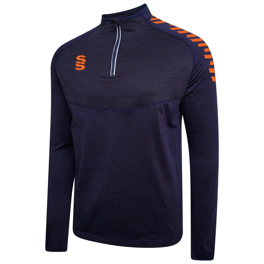 DU013 NAVY ORANGE DIAGONAL