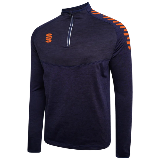 DU013 NAVY ORANGE DIAGONAL