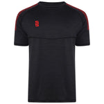 DU014 BLACK RED DOTS