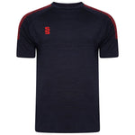 DU014 NAVY RED DOTS