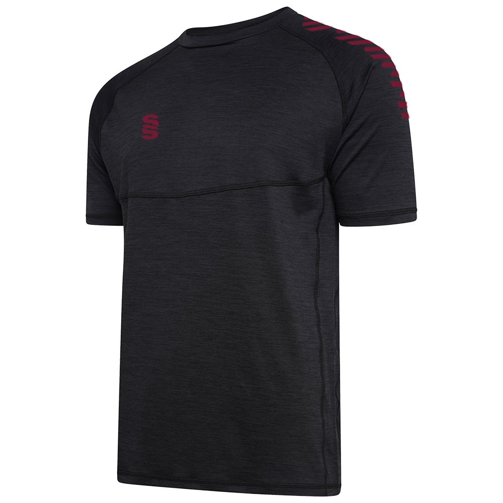 DU014 BLACK MAROON DIAGONAL