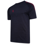DU014 NAVY MAROON DIAGONAL