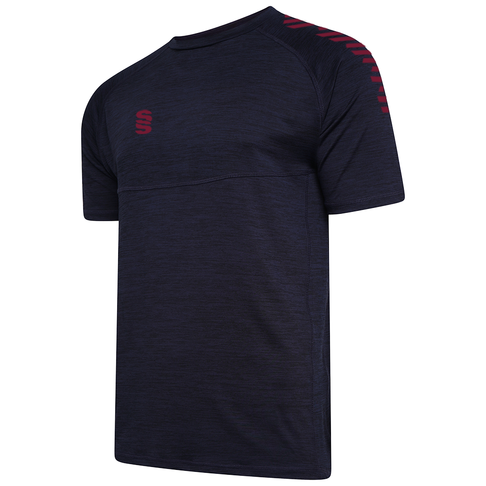 DU014 NAVY MAROON DIAGONAL