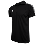 Stuart Surridge Sports Polo Shirt DU018W BLACK WHITE DOTS