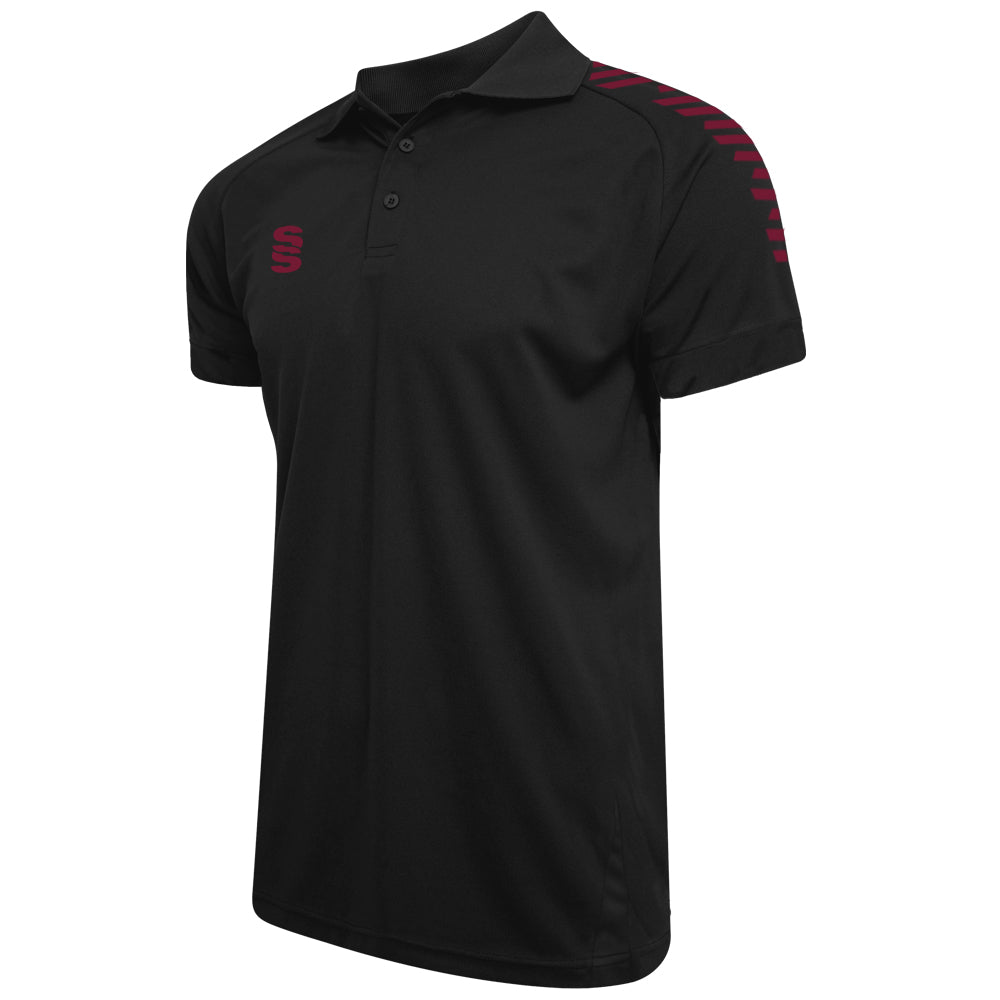 DU018W BLACK MAROON DIAGONAL