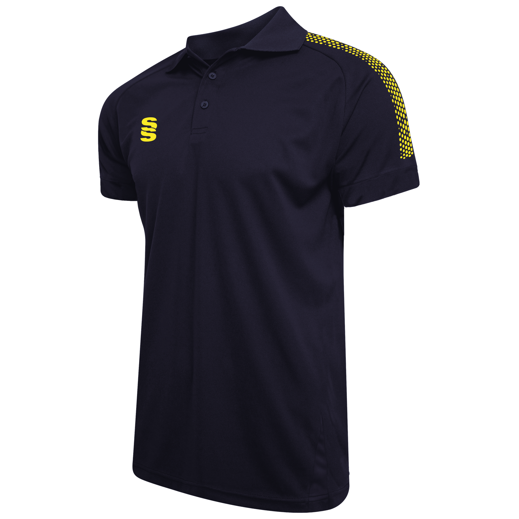 DU018W NAVY YELLOW DOTS