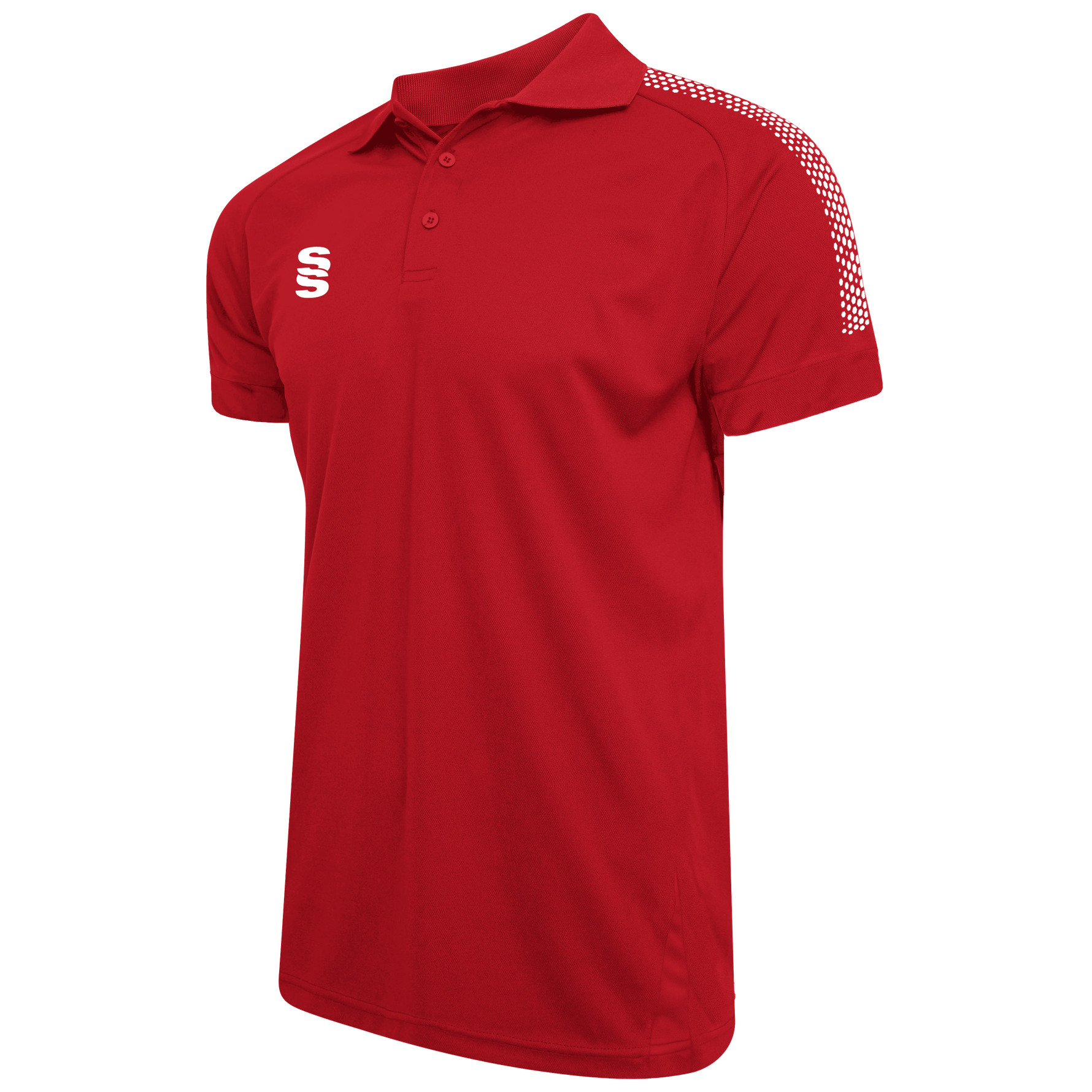 Stuart Surridge SportsPolo Shirt DU018W RED WHITE DOTS