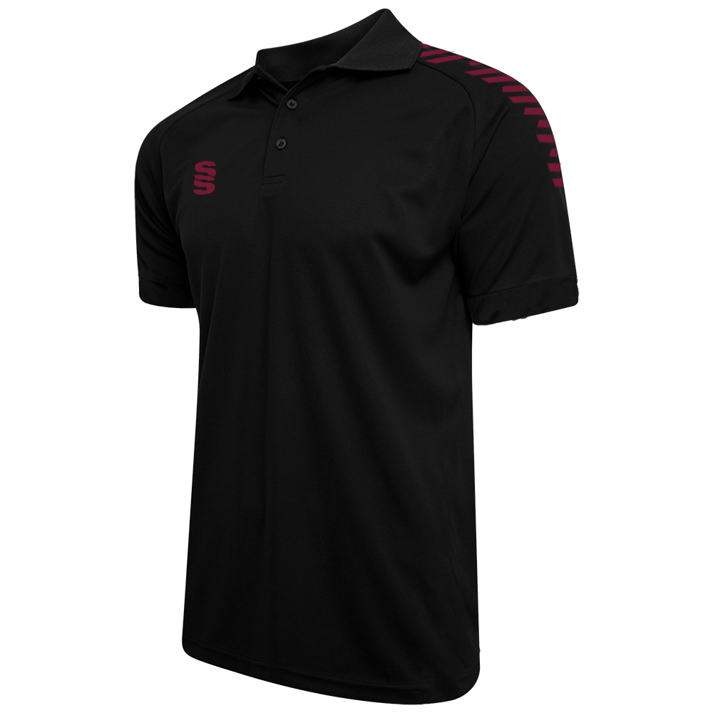 DU018 BLACK MAROON DIAGONAL