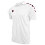 DU018 WHITE MAROON DIAGONAL