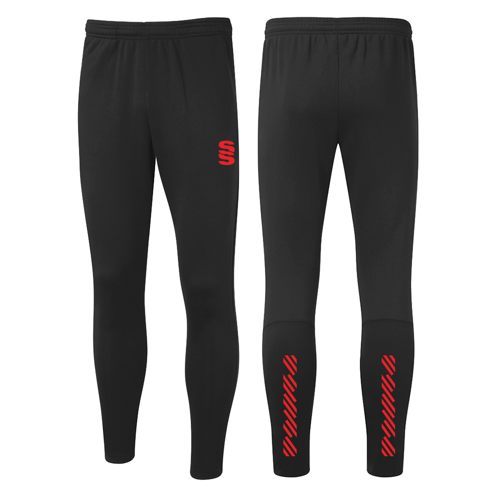 DU019 BLACK RED DIAGONAL