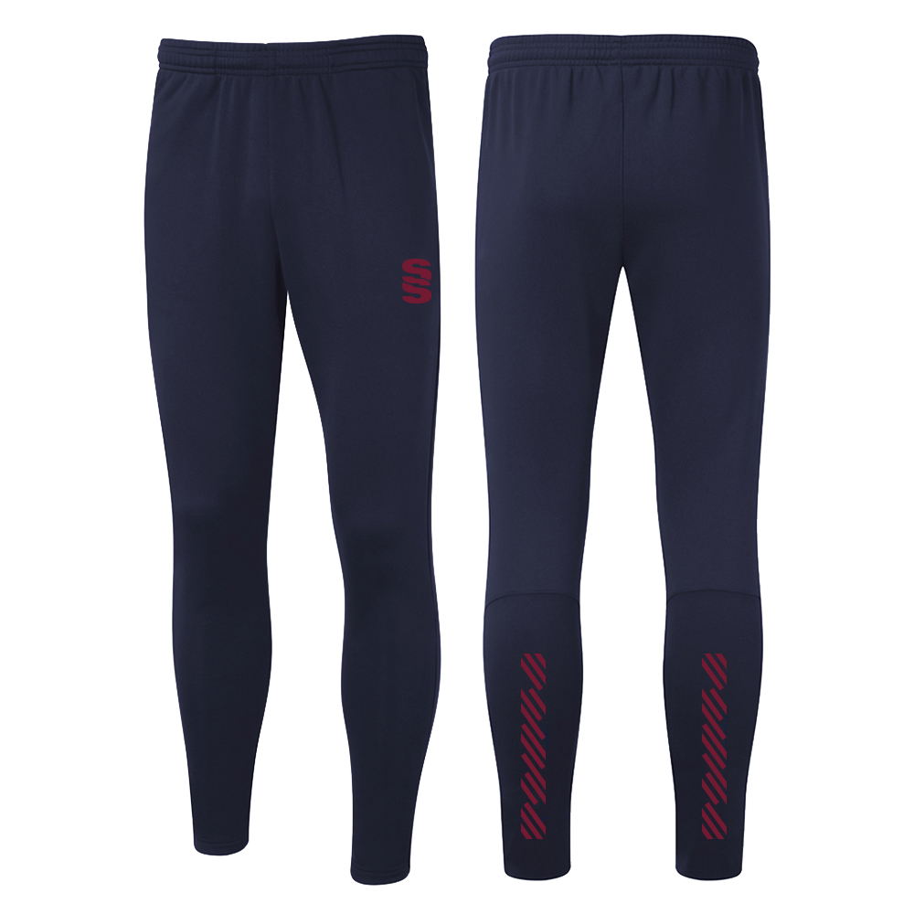 DU019 NAVY MAROON DIAGONAL