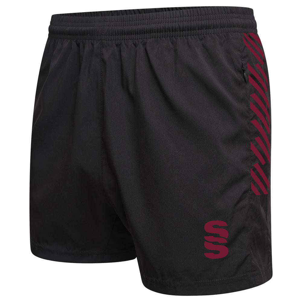 DU020 BLACK MAROON DIAGONAL