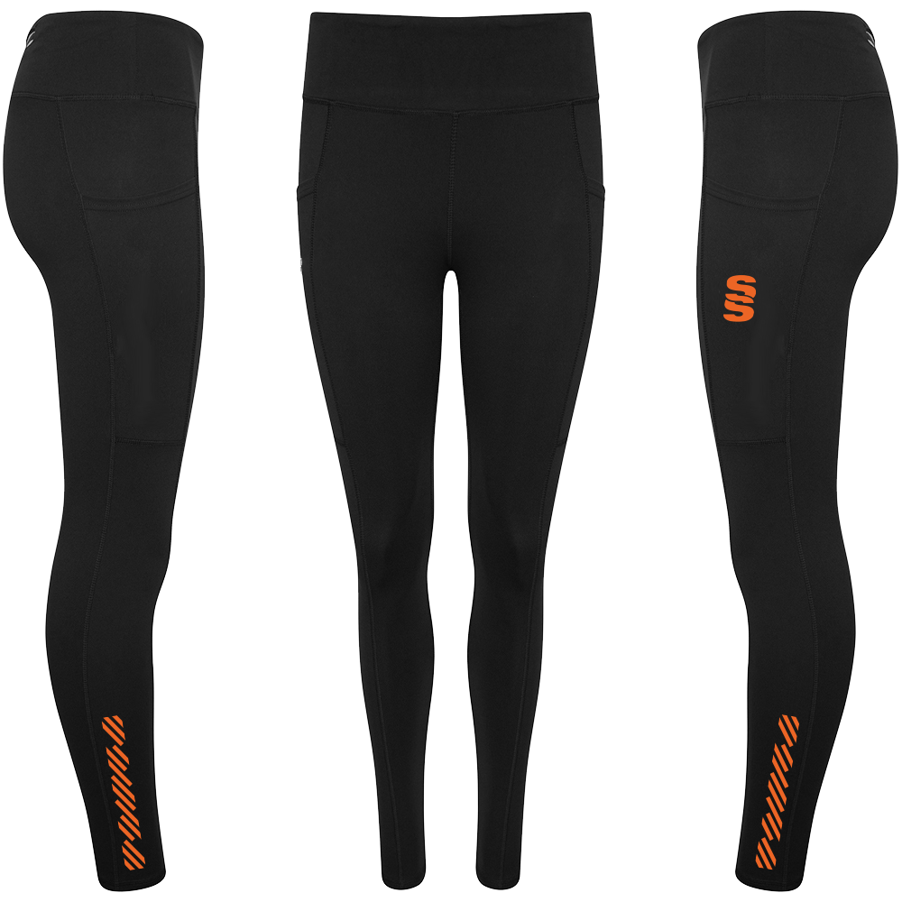 DU028 BLACK ORANGE DIAGONAL