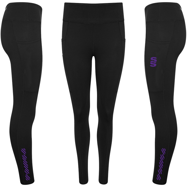 DU028 BLACK PURPLE DIAGONAL
