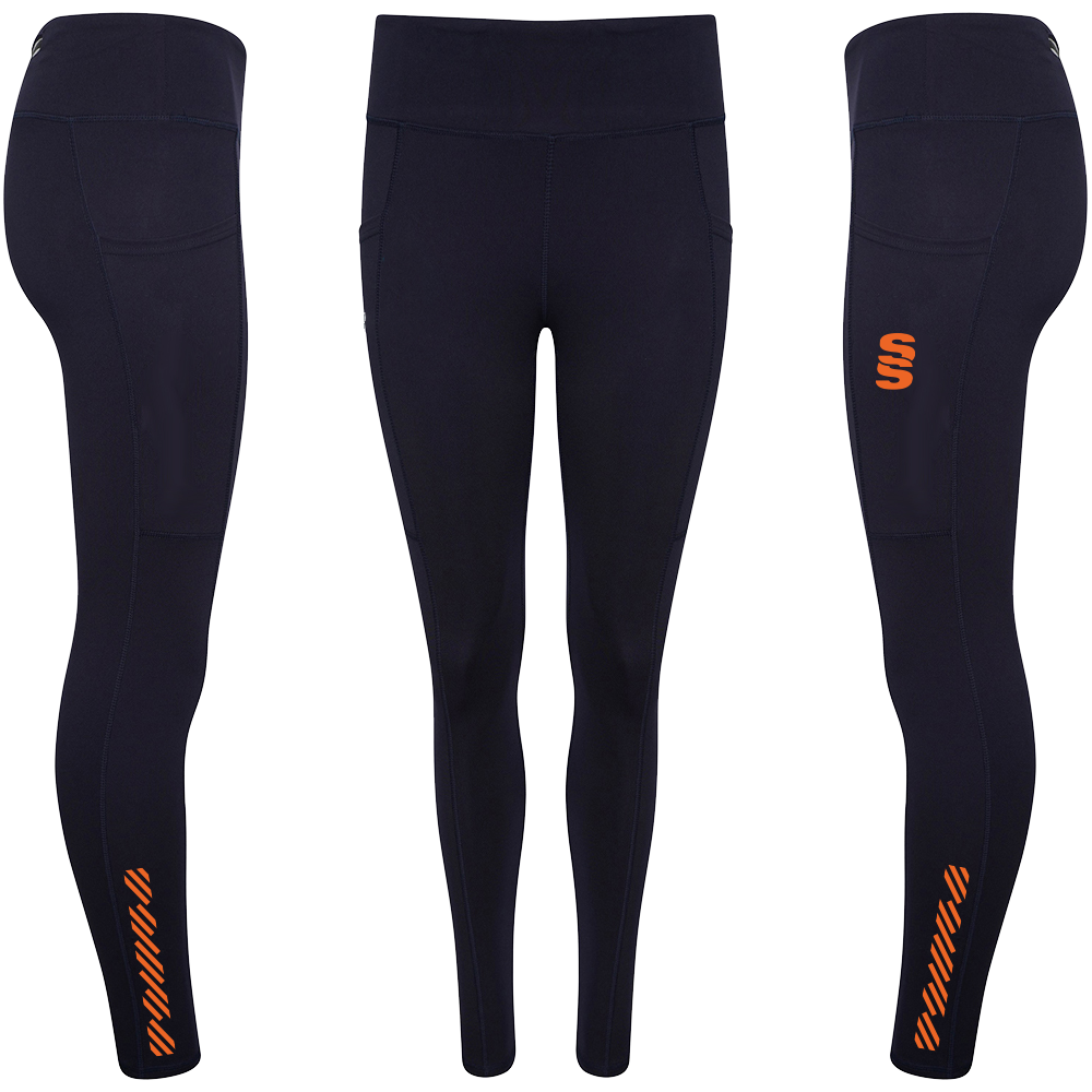 DU028 NAVY ORANGE DIAGONAL