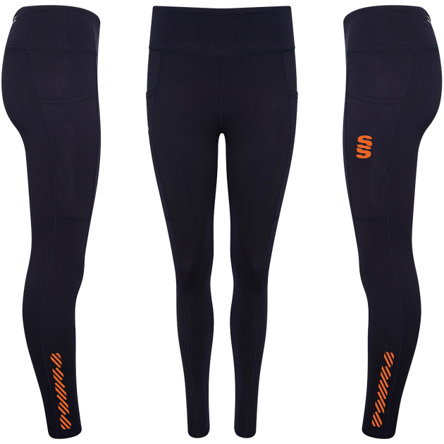 DU028 NAVY ORANGE DIAGONAL