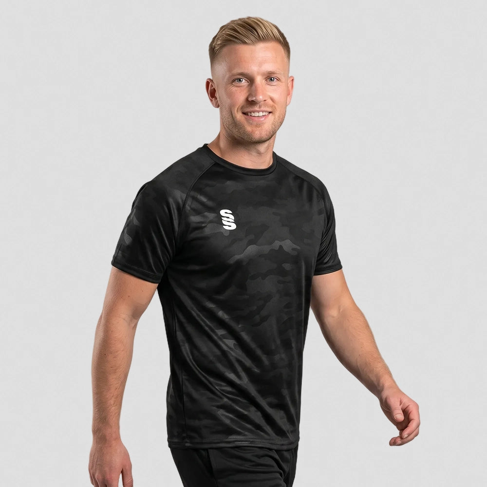 Stuart Surridge Camo Training Shirt - Black