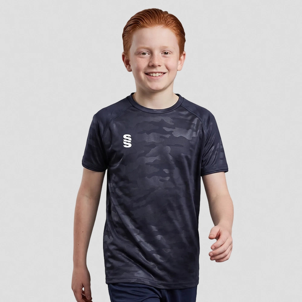 Stuart Surridge Camo Training Shirt - Navy (Junior)