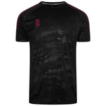 DU031 BLACK MAROON DOTS