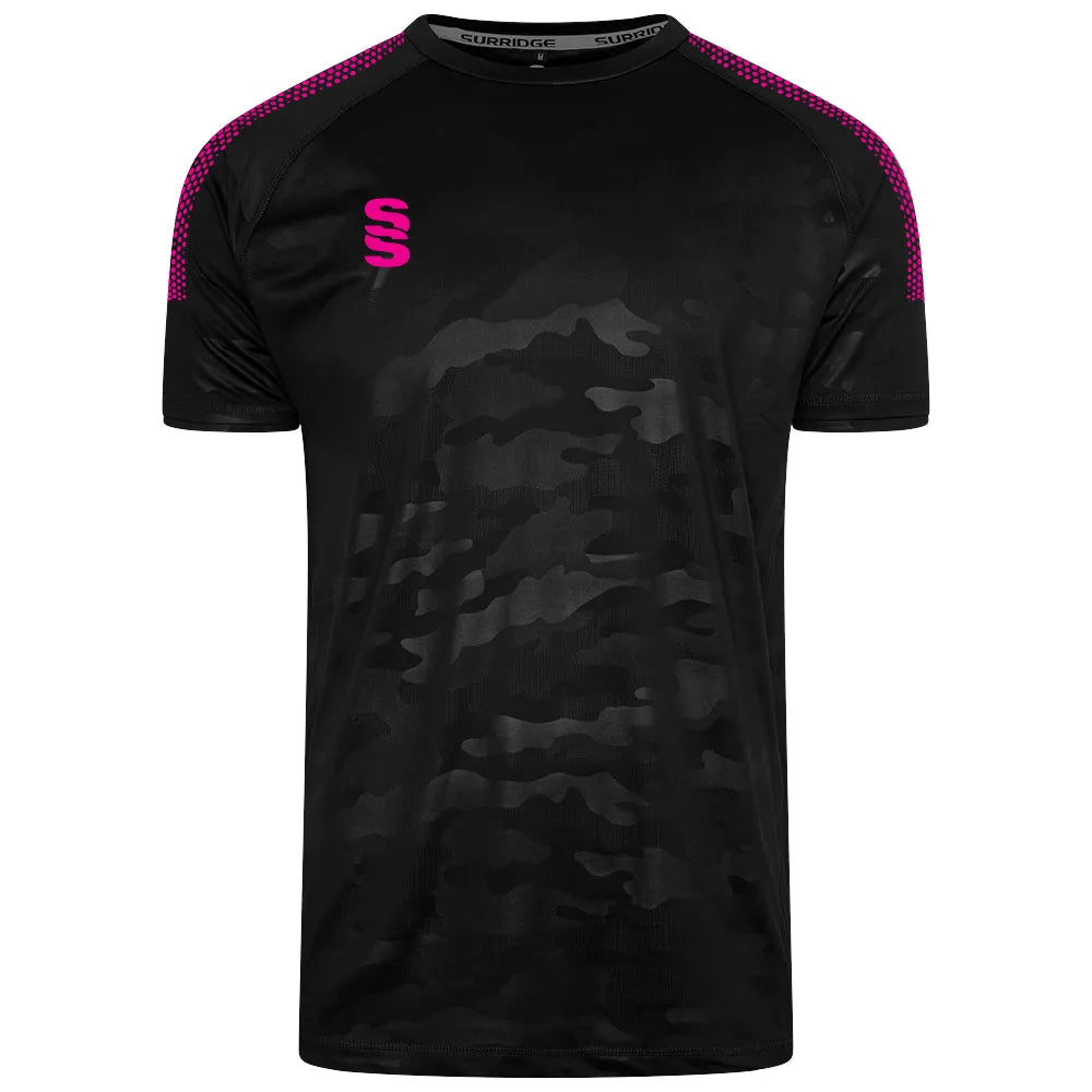 DU031 BLACK PINK DOTS